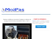Frontpage screenshot for site: MojPas (http://www.moj-pas.hr)