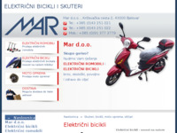 Frontpage screenshot for site: Mar d.o.o. (http://mar.hr/)