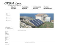 Frontpage screenshot for site: Grom d.o.o. (http://www.grom.hr)