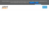 Frontpage screenshot for site: Patent Projekt (http://www.patent-projekt.hr)