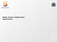 Frontpage screenshot for site: E-marketing rješenja, edukacije za poduzetnike, izrada web stranica (http://savjetnik.net)
