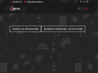 Frontpage screenshot for site: Učilište Maestro (http://www.uciliste-maestro.hr)
