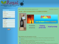 Frontpage screenshot for site: Palma - Obrt za proizvodnju i plasman suvenira - Korčula (http://palma.rogac.hr)