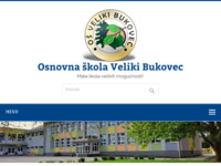 Frontpage screenshot for site: OŠ Veliki Bukovec (http://www.os-veliki-bukovec.skole.hr/)