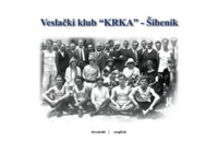 Frontpage screenshot for site: Veslački klub Krka, Šibenik (http://www.vkkrka.hr)