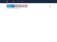 Frontpage screenshot for site: (http://www.aqua-instalacije.hr/)