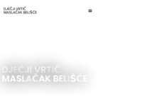 Frontpage screenshot for site: Dječji vrtić Maslačak Belišće (http://www.vrtic-maslacak-belisce.hr)