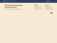 Slika naslovnice sjedišta: Splitsko-makarska nadbiskupija (http://www.smn.hr)