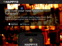 Frontpage screenshot for site: Happy Hour (http://www.happy.hr)