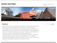 Frontpage screenshot for site: Uslužni obrt Pipin - Limarija i krovopokrivanje (http://www.limarija-pipin.hr)