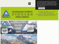 Frontpage screenshot for site: Planinarsko društvo Pinklec, Sveta Nedjelja (http://www.pd-pinklec.hr)