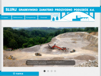 Frontpage screenshot for site: Slunj GZPP d.d. (http://www.slunjgzpp.hr)