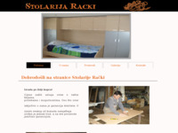 Frontpage screenshot for site: (http://www.stolarija-racki.hr)