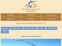 Frontpage screenshot for site: Sportsko ribolovni klub Zukve, Zadar, Vrsi (http://www.srkzukve.hr)
