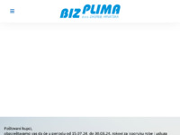 Frontpage screenshot for site: Biz Plima (http://bizplima.hr)
