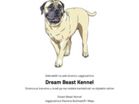 Frontpage screenshot for site: Dream Beast Uzgajivačnica (http://dreambeastkennel.hr/)