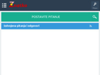 Frontpage screenshot for site: Znatko (http://znatko.com)