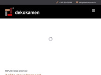 Frontpage screenshot for site: (http://www.dekokamen.hr)