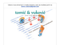 Frontpage screenshot for site: Tomić & Vuković (http://www.tiv.hr)