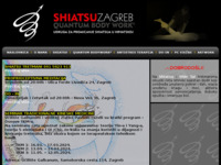 Frontpage screenshot for site: Udruga Shiatsu Zagreb (http://shiatsu-zagreb.hr)