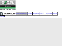 Frontpage screenshot for site: EXCEL Computers Home page (http://www.excel.hr)