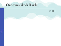 Frontpage screenshot for site: (http://os-rude.skole.hr)