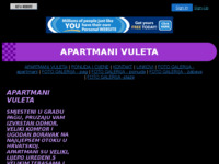 Frontpage screenshot for site: Apartmani Vuleta  - Pag (http://www.pag.apartmani.20m.com)