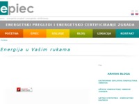 Frontpage screenshot for site: EPIEC - energetski pregledi i energetsko certificiranje zgrada (http://epiec.hr)