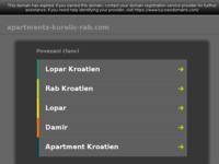 Frontpage screenshot for site: (http://www.apartments-kurelic-rab.com)