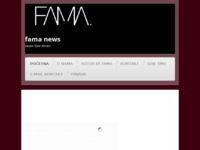 Frontpage screenshot for site: Agencija Fama (http://www.fama.com.hr)
