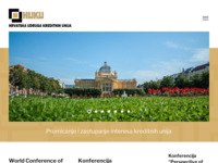 Frontpage screenshot for site: Hrvatska Udruga Kreditnih Unija (http://www.hukreditneunije.hr)