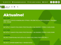 Frontpage screenshot for site: Komunalac d.o.o. Bjelovar (http://komunalac-bj.hr/)