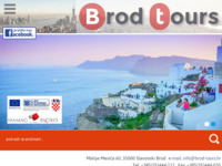 Frontpage screenshot for site: Turistička agencija Brod Tours - Slavonski Brod (http://www.brod-tours.hr)