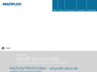 Frontpage screenshot for site: (http://www.multiplico.hr)