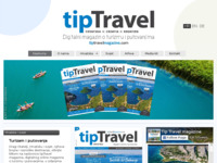 Frontpage screenshot for site: tipTravel magazine - Digitalni magazin o turizmu i putovanjima (http://www.tiptravelmagazine.com)