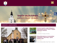 Frontpage screenshot for site: Gospićko-senjska biskupija (http://www.gospicko-senjska-biskupija.hr/)