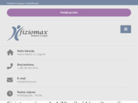 Frontpage screenshot for site: (http://fiziomax.hr)