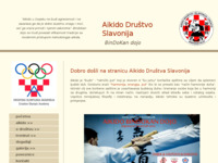 Frontpage screenshot for site: Aikido-Slavonija (http://www.aikido-slavonija.hr)