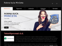 Frontpage screenshot for site: Robna Kuća Minčeta - Dubrovnik (http://www.minceta.hr)