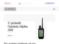 Frontpage screenshot for site: Alpha Tehnika - prodaja GPS opreme (http://www.alpha-tehnika.hr)