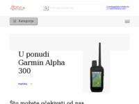 Frontpage screenshot for site: (http://www.alpha-tehnika.hr)