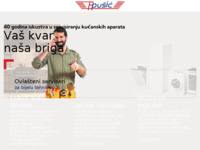 Frontpage screenshot for site: Servis kućanskih aparata i klima uređaji - Pušić d.o.o. (http://www.pusic.hr)