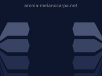 Frontpage screenshot for site: (http://www.aronia-melanocarpa.net)