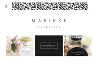 Frontpage screenshot for site: Marikke - prirodna kozmetika (http://www.marikke.hr)