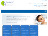 Frontpage screenshot for site: Poliklinika Maletić - Estetska kirurgija (http://maletic.eu)