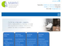 Frontpage screenshot for site: (http://maletic.eu)