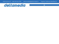 Frontpage screenshot for site: Deltamedia d.o.o. Zagreb, Hrvatska (http://www.deltamedia.hr)
