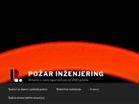 Frontpage screenshot for site: Požar inženjering (http://www.pozar.hr)