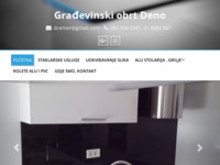 Frontpage screenshot for site: Građevinski obrt Deno (http://deno-obrt.hr)