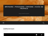 Frontpage screenshot for site: (http://drvenekuce.wordpress.com/)